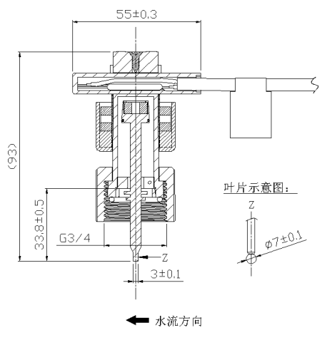 靶流开关OT-06-24L产品外形图