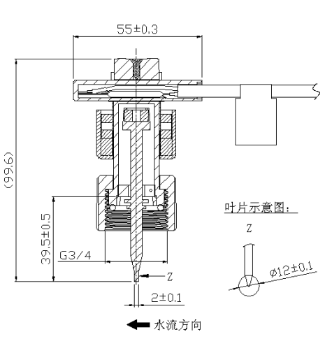 靶流开关OT-06-14L产品外形图