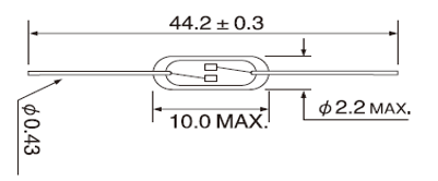 RD-9B磁簧开关产品外形图