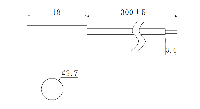 磁簧管式接近传感器PS-6XX产品外形图